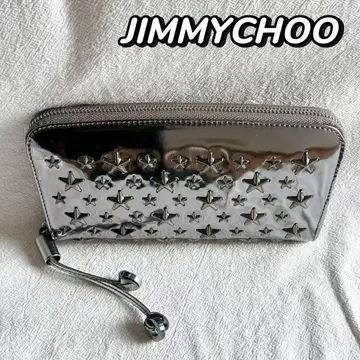 미사용 지미추 장지갑 라운드 지퍼 FILIPA 스타 스터드