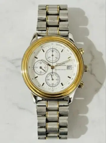 ORIENT 화이트 골드 다이얼 손목시계 카시오 CASIO