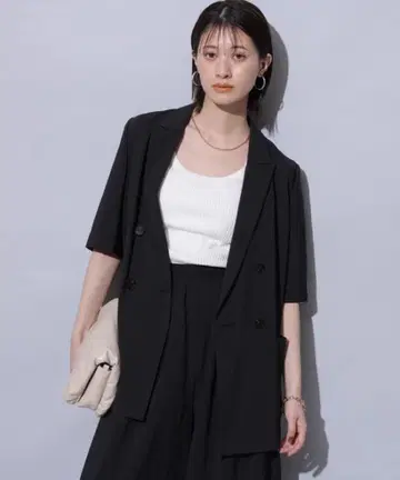 Arpege story 반팔 시어 자켓