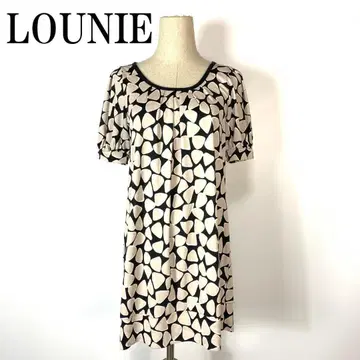 LOUNIE 루니 원피스 올 패턴 베이지 계열 B2818