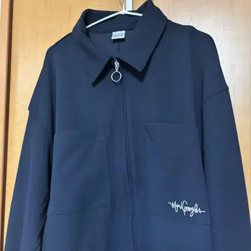 Mark Gonzales 네이비 긴팔 셔츠, 팬츠 셋업