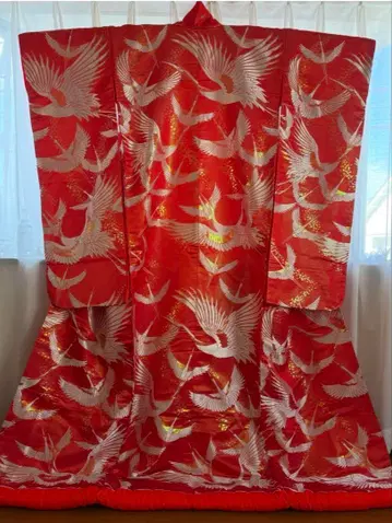 이로 우치카케 신부 의상 학