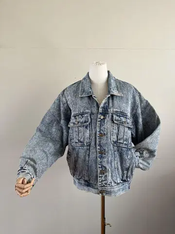라이트 블루 데님 자켓 겨울용