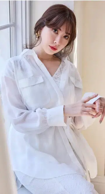 herlipto Prevost Voile Sheer Shirt