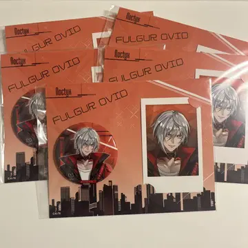 Fulgur Ovid Noctyx 캔뱃지 폴라로이드 5개