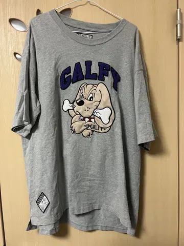 GALFY 갈피 오버 사이즈 T셔츠 빅 로고 완완대학