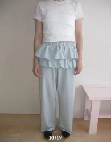gingham layered pants soda