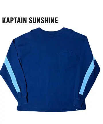 KAPTAIN SUNSHINE 롱T 네이비 사이즈 38