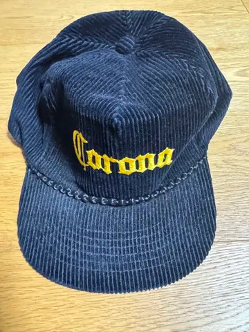 80년대 USA제 CORONA 맥주 코듀로이 캡