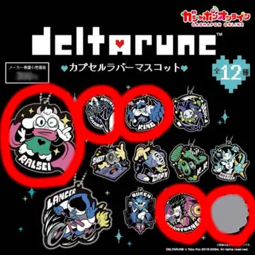 Deltarune 캡슐 러버 마스코트 5개 세트