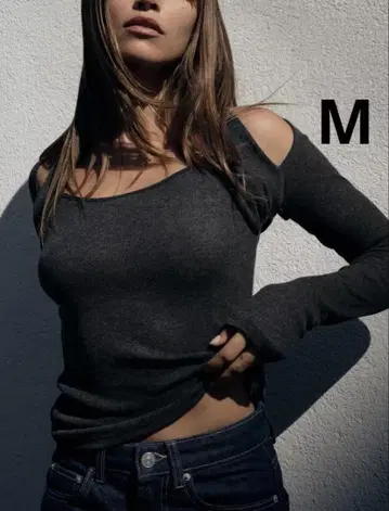 ZARA 자라 홀터넥 볼레로 더블 T셔츠