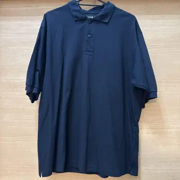 AUBERGE 네이비 피케 셔츠 사이즈 40