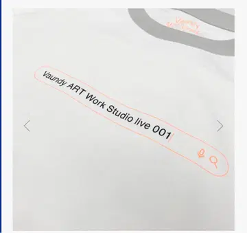 Vaundy 라이브 하우스 한정판 굿즈 T셔츠