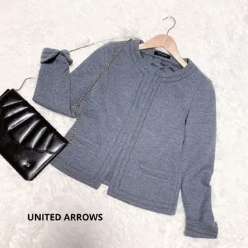UNITED ARROWS 노카라 자켓 그레이 사이즈 36