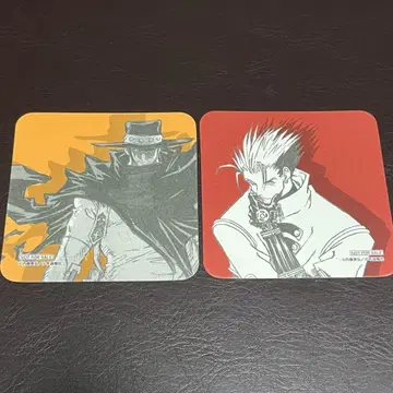 TRIGUN 트라이건 콜라보 카페 코스터 혜택 바슈 리비오