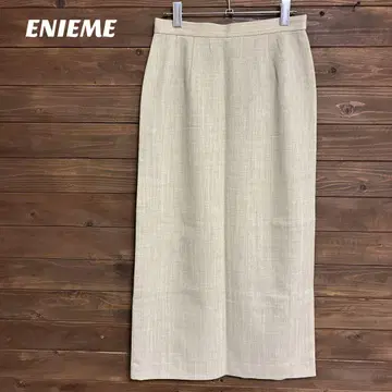 [ ENIEME ] 베이지 롱 스커트 오피스 캐주얼 M