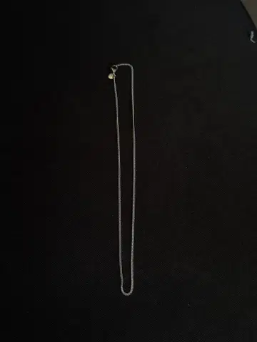 tomwood 목걸이 curb chain slim 17인치