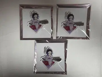 귀멸의 칼날 니지겐노모리 아크릴 헤어 클립