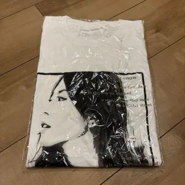 BoA the live xmas 남성용 화이트 라이브 셔츠 굿즈