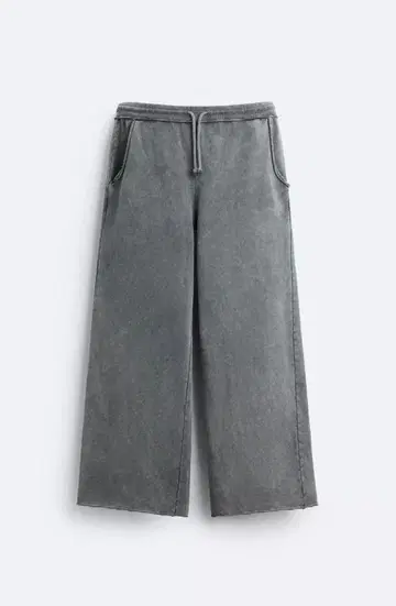 ZARA 워시 피니시 조거 팬츠 스웨트 팬츠