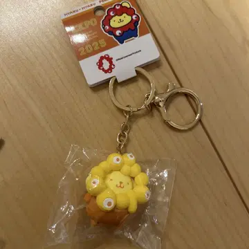 오사카 간사이 만박 공식 라이선스 먀쿠먀쿠 산리오 키링 폼폼푸딩