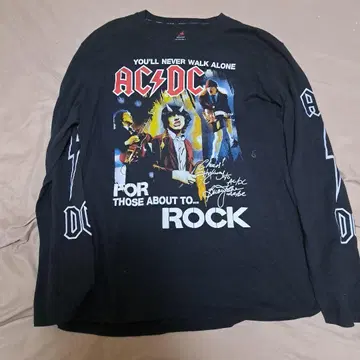 Hanes 바디 ACDC 밴딩t 긴팔t