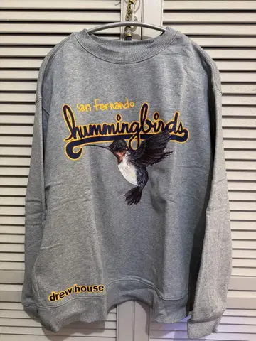 drew house 허밍버드 맨투맨 S 그레이