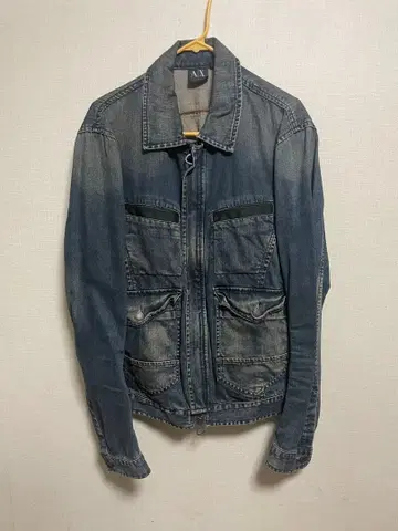 armani exchange 데님 자켓