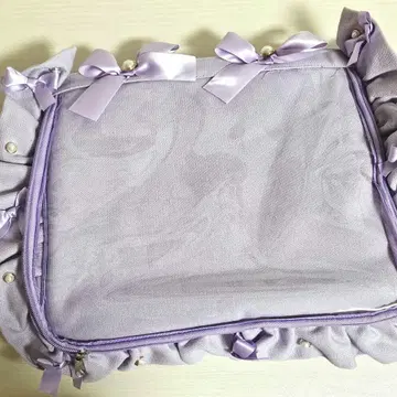 자카마트 A4 프릴 토트백 라벤더