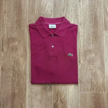 LACOSTE L1212 피케 셔츠 퍼플 보라색 사이즈 5 L 빅