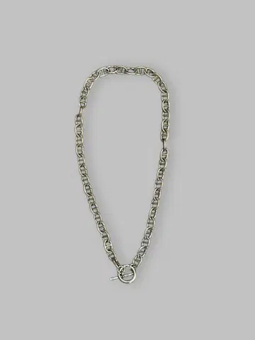 linoh 앵커 체인 목걸이 실버 액세서리