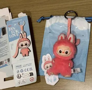 LABUBU PIN FOR LOVE 봉제 인형 펜던트 2 하자품