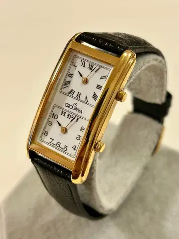 Swiss GROVANA 그로바나 디어타임 쿼츠 손목시계 작동품