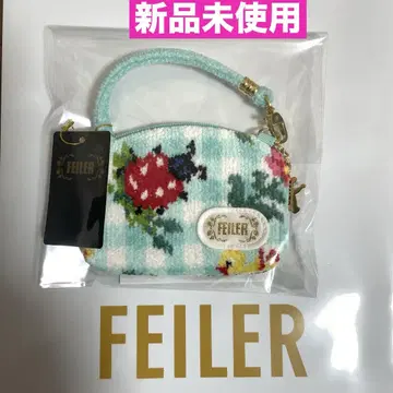 [ 미사용 새상품 ] FEILER 페이러 하이디 체크 사이드 파우치