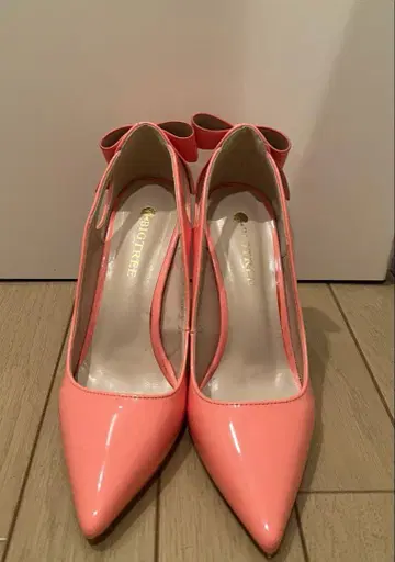핑크 스틸레토 하이힐 24cm