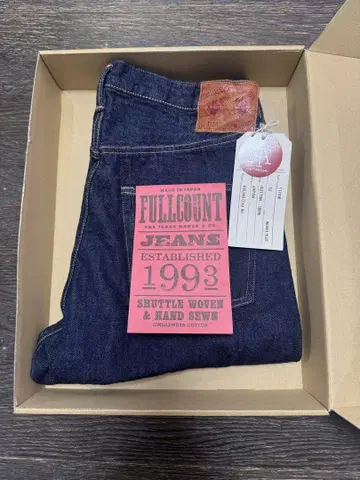 FULL COUNT 1110W Tapered Denim 13.7oz