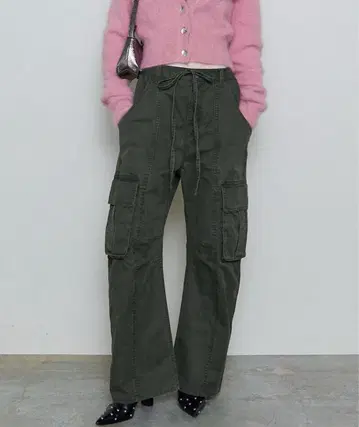 MAISON SPECIAL 워시드 카고 팬츠