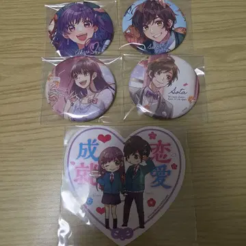 HoneyWorks 하야사카 아카리 모치즈키 소타 캔뱃지