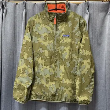patagonia 리버서블 스냅t 카모플라쥬 XS 사이즈 오렌지