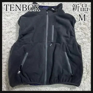 택 포함 새상품 TENBOX M 플리스 베스트 그레이