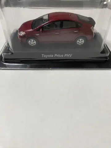 교쇼 1/64 도요타 프리우스 PHV 레드 도요타 미니카 컬렉션