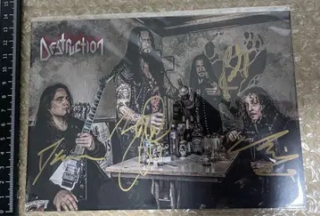 Destruction 사인 포함 카드 슬래시 메탈 미개봉 1점만