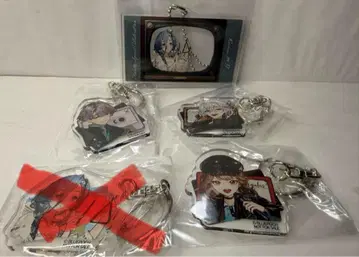 리버스 1999 가라오케 철인 아크릴 스트로우 참 4개 세트