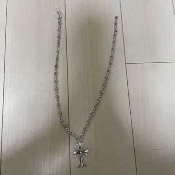 실버 크로스형 펜던트 목걸이