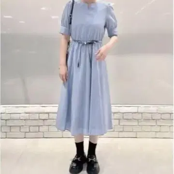 라이트 블루 원피스 [ BLUELABELCRESTBRIDGE ]