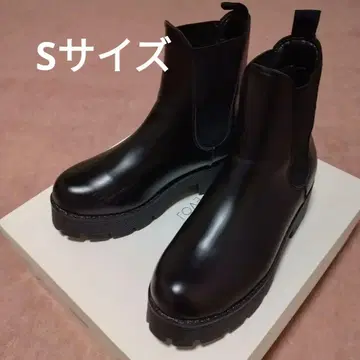 통굽 사이드 고어 부츠 S