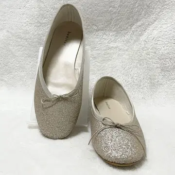 슬로브 이에나 보니타스 발레 슈즈 23.5cm 핑크 골드