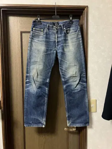 a.p.c new standard 허니컴 히게 셀비지 데님