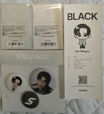SnowMan POP-UP 한국 한정 세트 메구로 렌