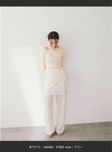 DRWCYS 레이어드컷 레이스 팬츠